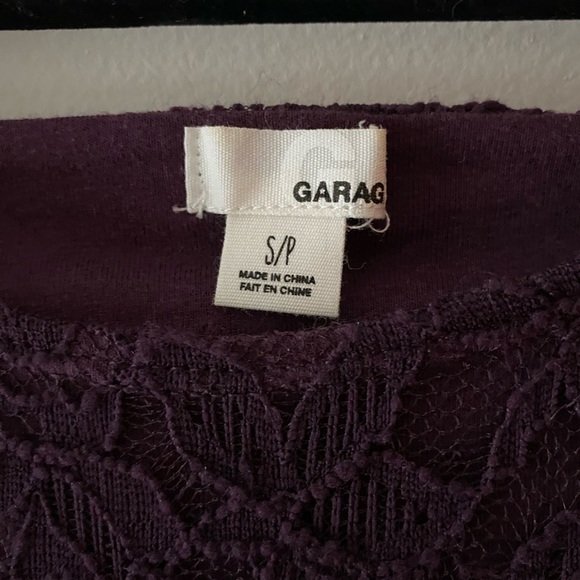 Garage Purple Lace Dress, size S - Picture 3 of 3